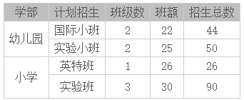 蘇州外國語2019招生計劃