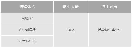 上海諾科學校招生計劃