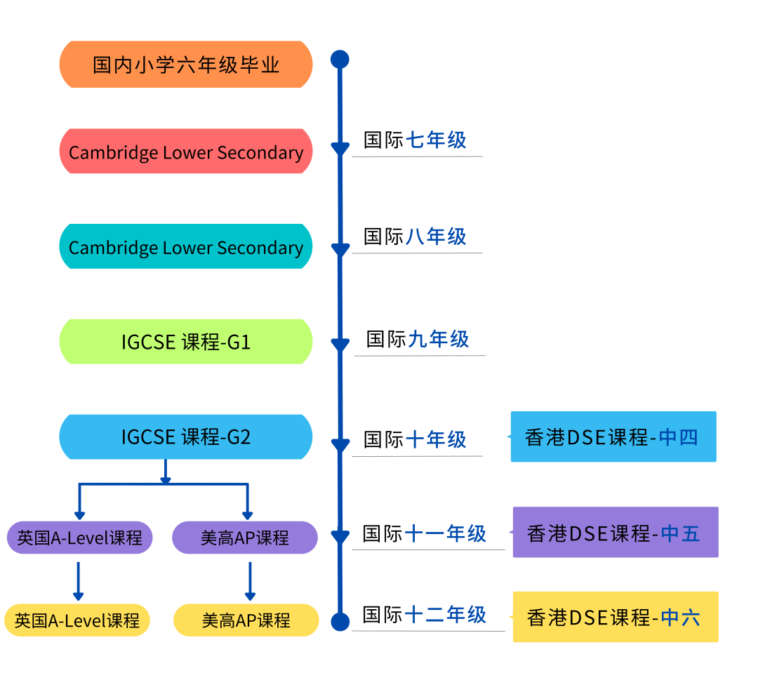 深圳漢開中宏國際書院A-LEVEL和DSE兩大課程體系